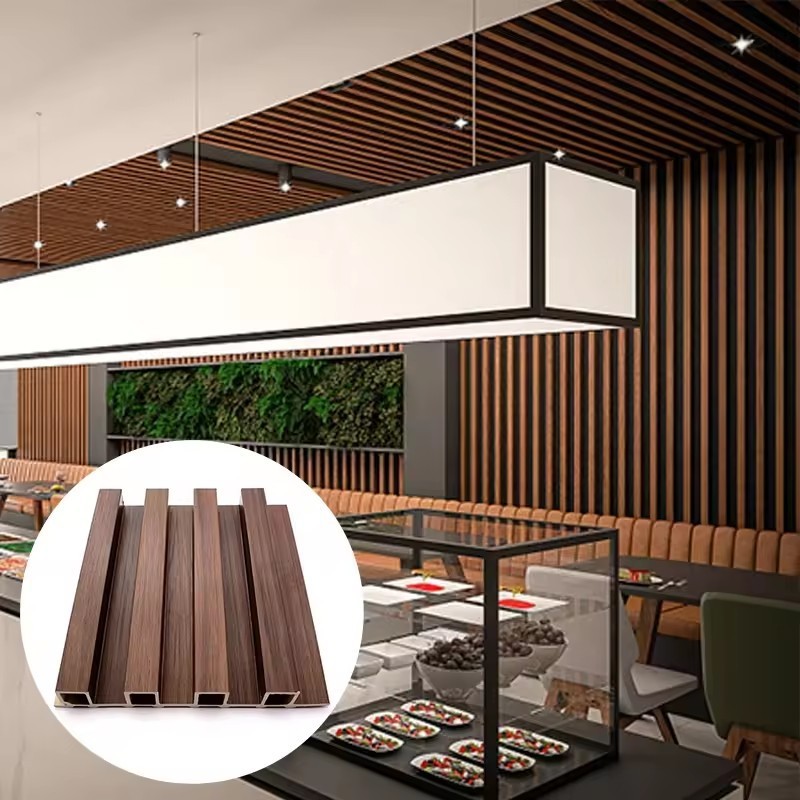3D Wood Plastic Composite Wall Panel